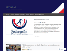 Tablet Screenshot of fecobalcr.com